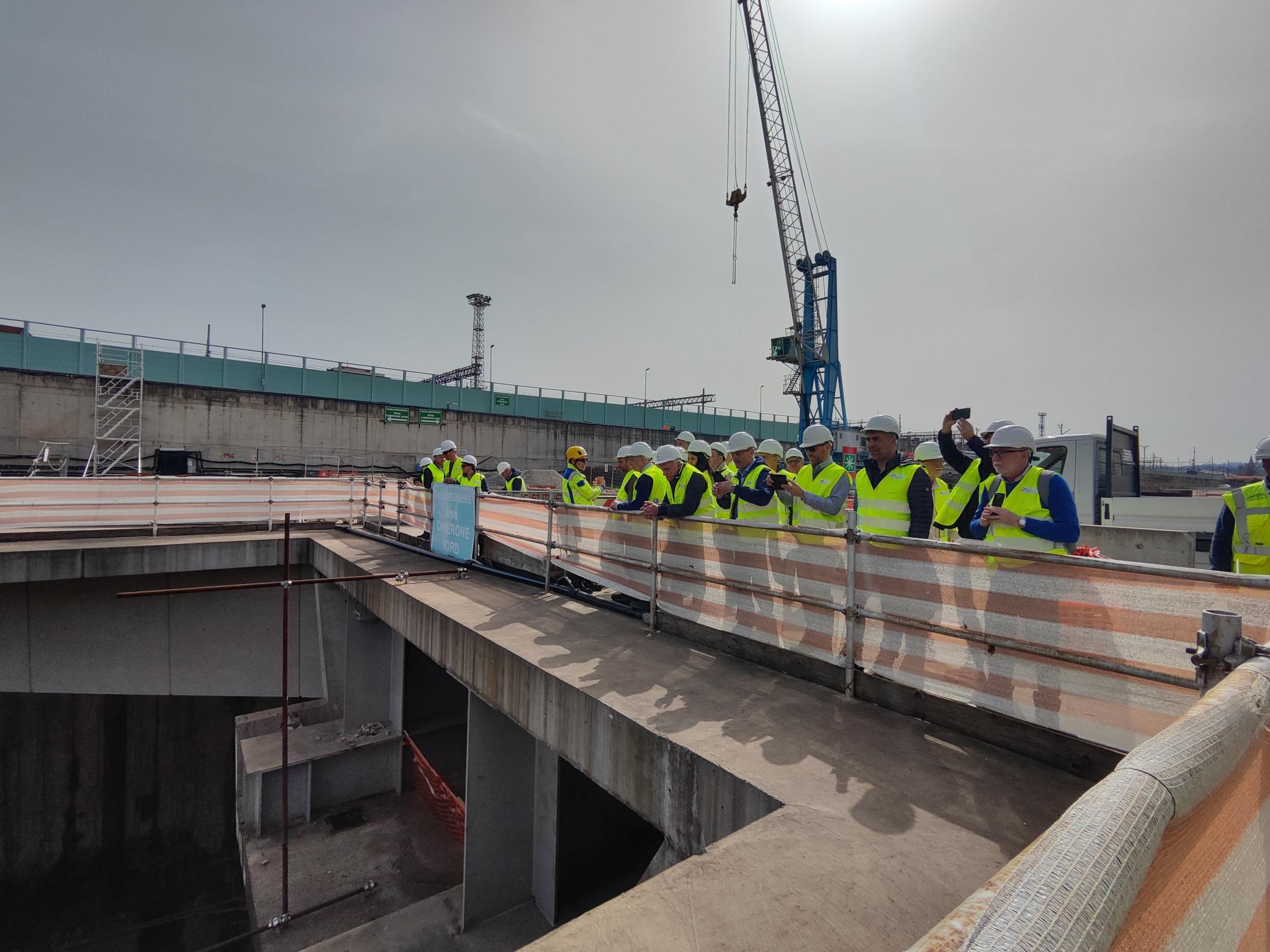 Visita di APIF (Associazione Periti Industriali Firenze) presso il cantiere della Stazione AV Belfiore