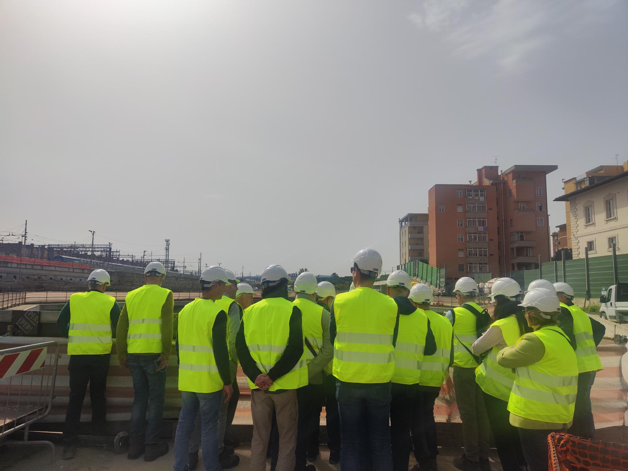 Visita di APIF (Associazione Periti Industriali Firenze) presso il cantiere della Stazione AV Belfiore