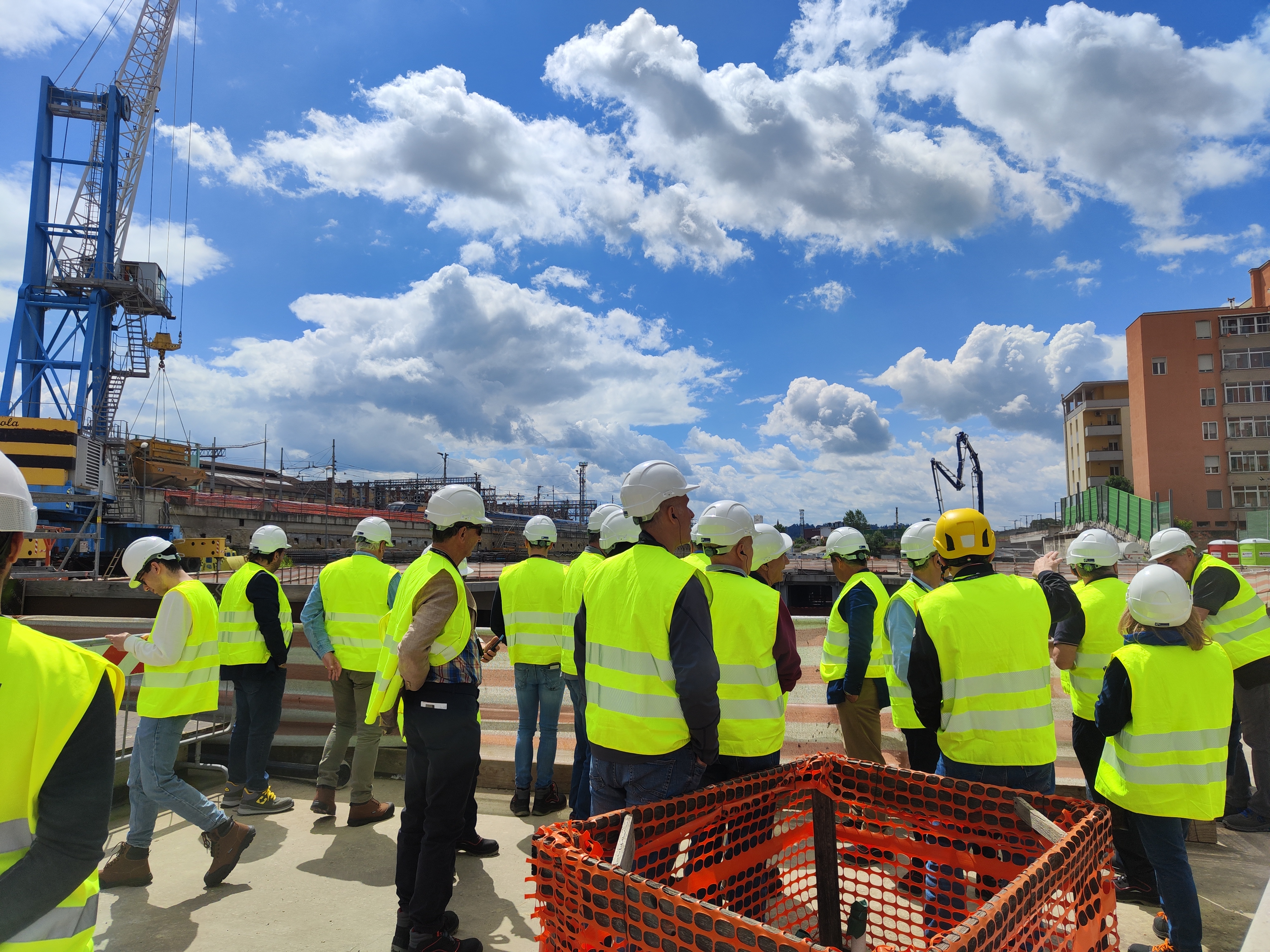 Visita della cittadinanza presso il cantiere della Stazione AV Belfiore